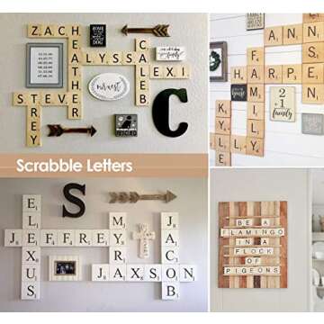 ilauke 5"x 5" Wooden Squares for Crafts, 50 Pcs Unfinished Wood Pieces Blank Balsa Wood Sheets for Crafts Wood Burning Painting Staining Wood Engraving