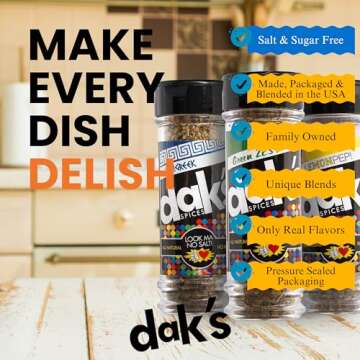 DAK's Spices Lean Green Trio Spice Blend Set | 100% Salt Free Spices | Premium & Healthy Seasoning |...