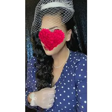 Vivivalue Lace Tulle Short Gloves for Brides and Events