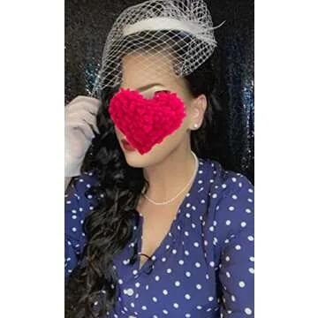 Vivivalue Lace Tulle Short Gloves for Brides and Events