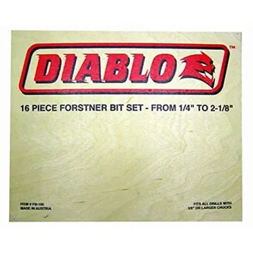 Freud 16PC Diablo Forstner Drill Bit Set for Precision
