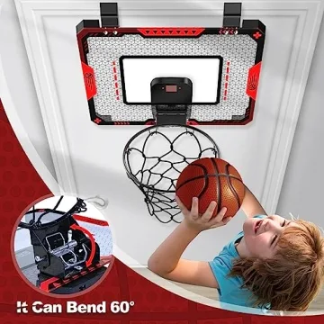 Indoor Basketball Hoop Gift for Kids 5-10 Years Old