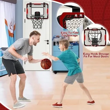 Indoor Basketball Hoop Gift for Kids 5-10 Years Old