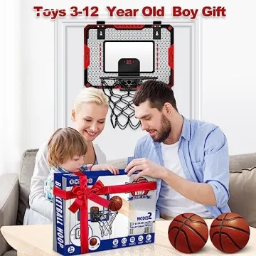 Indoor Basketball Hoop Gift for Kids 5-10 Years Old