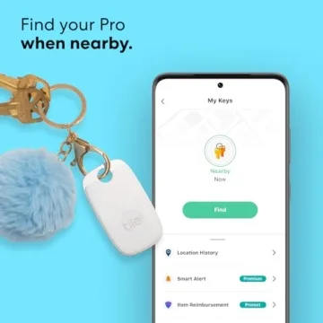 Tile Pro 2022 2-Pack Bluetooth Tracker Keys Finder