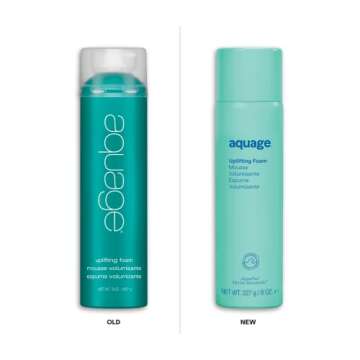 Aquage Uplifting Foam Weightless Volume Building Styling Mousse, Styling Foam, Can Use on Wet or Dry Hair, 8 oz.