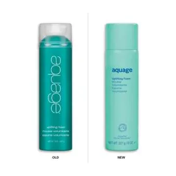 Aquage Uplifting Foam Weightless Volume Building Styling Mousse, Styling Foam, Can Use on Wet or Dry Hair, 8 oz.