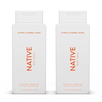 Native Body Wash Naturally Derived Ingredients 2 Pack