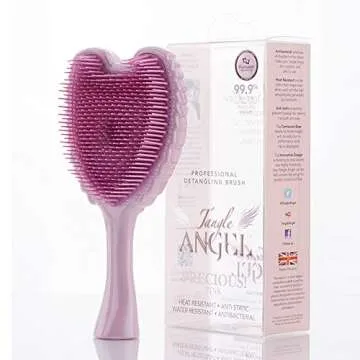 Tangle Angel Cute Brush for All Hair Types, Durable Detangler