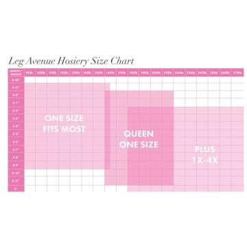 Leg Avenue womens Hosiery Lace Thigh Highs pantyhose, Black Stripe, One Size US