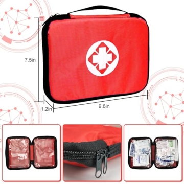 Compact 300PCS Travel First Aid Kit for Emergency Preparedness