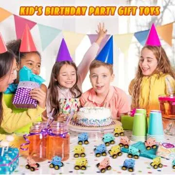 18 Pcs Mini Dinosaur Pull Back Cars for Kids Racing Vehicles Toys with Storage Box Bulk Children Dino Cars Party Favors Supplies Pinata Fillers Birthday Gifts for Toddlers Boys Girls Over 3 Years