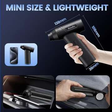 Upgrade to Compressed Air Duster - Powerful Electric Blower