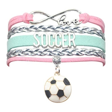 HCChanshi Infinity Soccer Charm Bracelet for Young Fans
