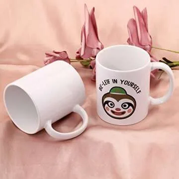 Animal Villagers Crossing Mug Be-leif in Yourself A(BELEIF IN YOURSELF mug)