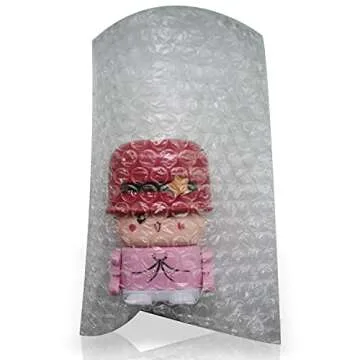 200Pcs Bubble Out Bags&Pouches, 6"x8" Clear Bubble Pouches Wrap Bag, Double Walled Bubble Cushioning Bags for Moving and Storage, Shipping and Packing Supplies for Dishes Glasses Plates