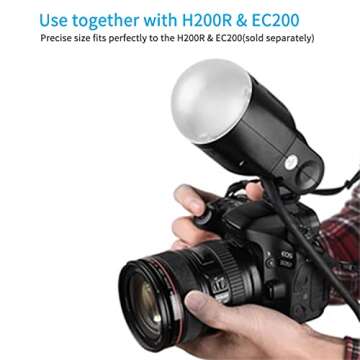 Godox AK-R11 Diffuser Dome for Godox V1 V1pro Round Head Flash for Godox AD100Pro / H200R