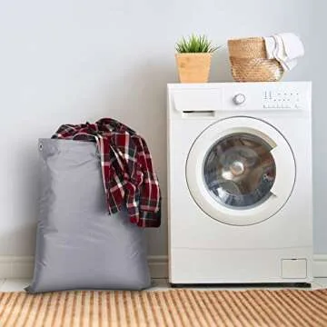 Shappy 6 Pcs Heavy Duty Large Laundry Bags Travel Nylon Laundry Bag with Drawstring 30 x 40, 24 x 36 inch, 22 x 28 inch Machine Washable Dirty Clothes Organizer Easy Fit a Hamper Basket