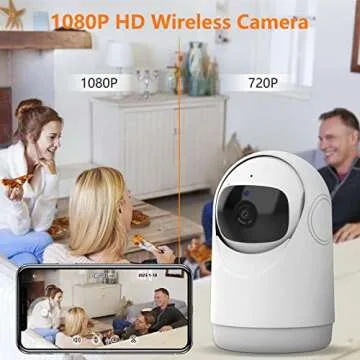 EDSACE 360° WiFi Security Camera with AI Recognition