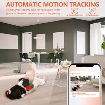 EDSACE 360° WiFi Security Camera with AI Recognition