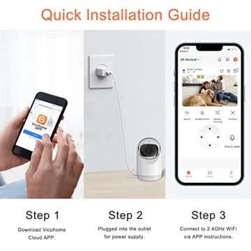 EDSACE 360° WiFi Security Camera with AI Recognition