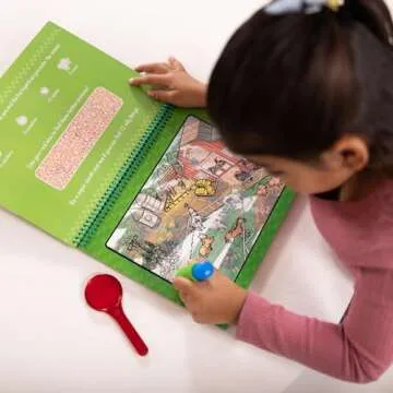 Melissa & Doug On the Go Water Wow! Reusable Water-Reveal Deluxe Activity Pad – Animal Antics