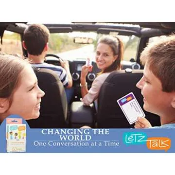 Letz Talk Teen Conversation Cards - Foster Family Communication