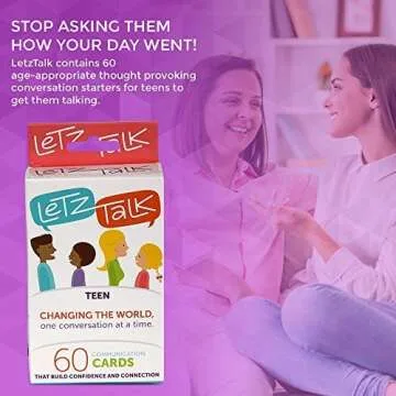 Letz Talk Teen Conversation Cards - Foster Family Communication