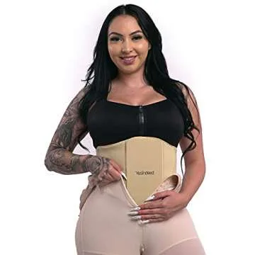 YESINDEED 360 Compression Flattening Ab Lipo Board Post Surgery Foam After Tummy Tuck Tabla Abdominal, After Liposuction Abdominal Tummy Tack Beige