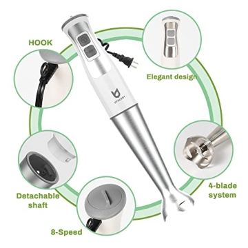 Versatile 3-in-1 Immersion Hand Blender - UTALENT