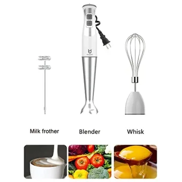Versatile 3-in-1 Immersion Hand Blender - UTALENT