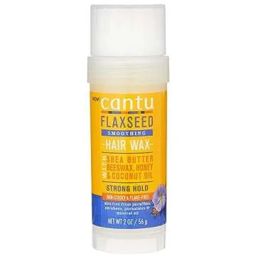 Cantu Flaxseed Smoothing Hair Wax - Frizz Control for All Hair Types