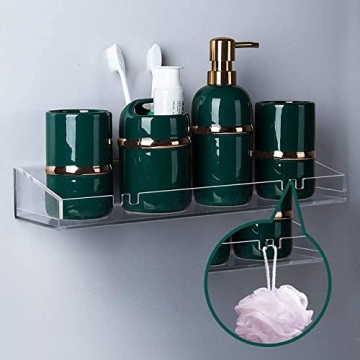 YestBuy Acrylic Floating Wall Display Shelves for Stylish Storage