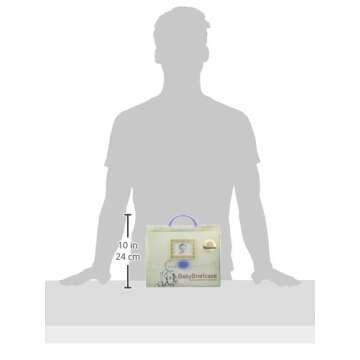 Baby Briefcase Baby Paperwork Organizer, Mint/Periwinkle