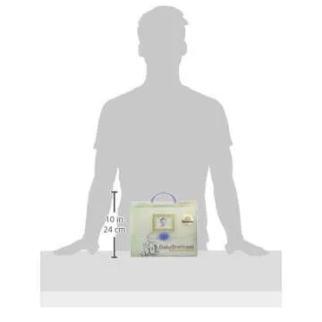 Baby Briefcase Baby Paperwork Organizer, Mint/Periwinkle