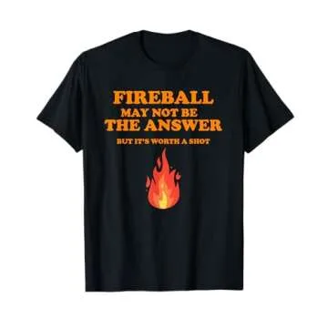 Fireball May Not Be The Answer...But... T-Shirt for Gamers
