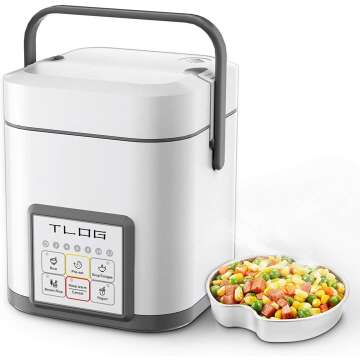 Compact Mini Rice Cooker - Perfect for Quick and Easy Meals