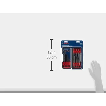 BOSCH 12-Piece High-Carbon Steel Screw Extractor Set