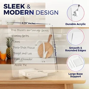 Stylish Acrylic Dry Erase Board - Perfect for All Spaces