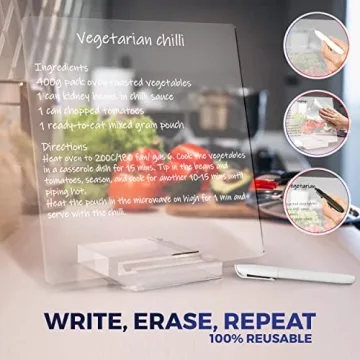 Stylish Acrylic Dry Erase Board - Perfect for All Spaces