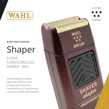 Wahl Professional 5 Star Shaver Bump-Free Close Shave