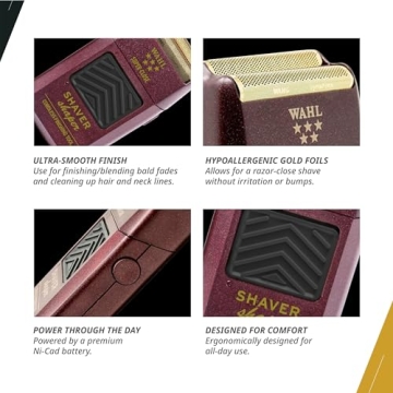 Wahl Professional 5 Star Shaver Bump-Free Close Shave