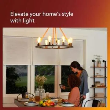 Philips LED Vintage Flicker-Free Amber Spiral A19 Dimmable, Eyecomfort Technology, 400 Lumen, Amber Light(2000K), 6.5W=60W, Title 20 Certified, E26 Base, 1-Pack (565796)