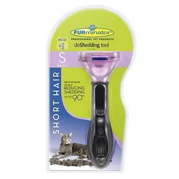 Furminator Short Hair deShedding Tool for Cats, Small