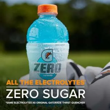 Gatorade G Zero Sports Drink Variety Pack - Fruit Punch, Orange, Grape, 12 Fl Oz (Pack of 18)