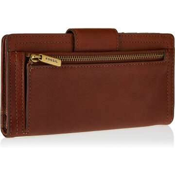 Fossil Logan Leather RFID-Blocking Clutch Wallet