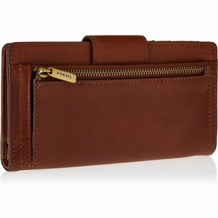 Fossil Logan Leather RFID-Blocking Clutch Wallet