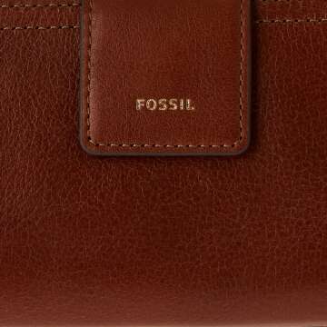 Fossil Logan Leather RFID-Blocking Clutch Wallet