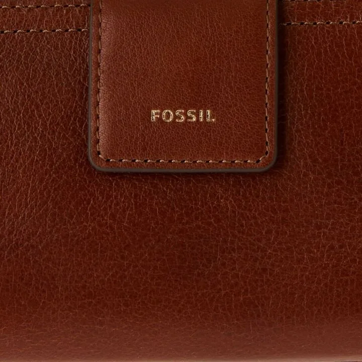 Fossil Logan Leather RFID-Blocking Clutch Wallet