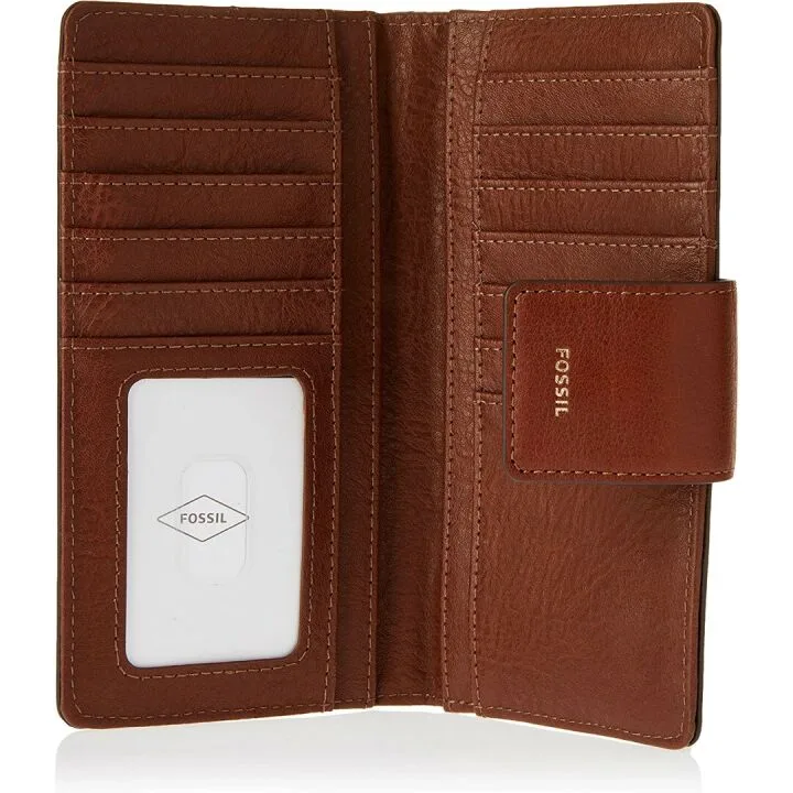 Fossil Logan Leather RFID-Blocking Clutch Wallet